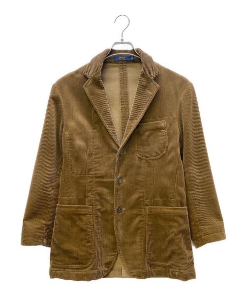 POLO RALPH LAUREN（ポロ・ラルフローレン）POLO RALPH LAUREN (ポロ・ラルフローレン) コーデュロイセットアップスーツ キャメル サイズ:Sの古着・服飾アイテム