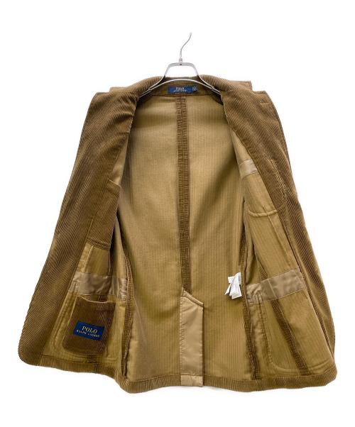 POLO RALPH LAUREN（ポロ・ラルフローレン）POLO RALPH LAUREN (ポロ・ラルフローレン) コーデュロイセットアップスーツ キャメル サイズ:Sの古着・服飾アイテム