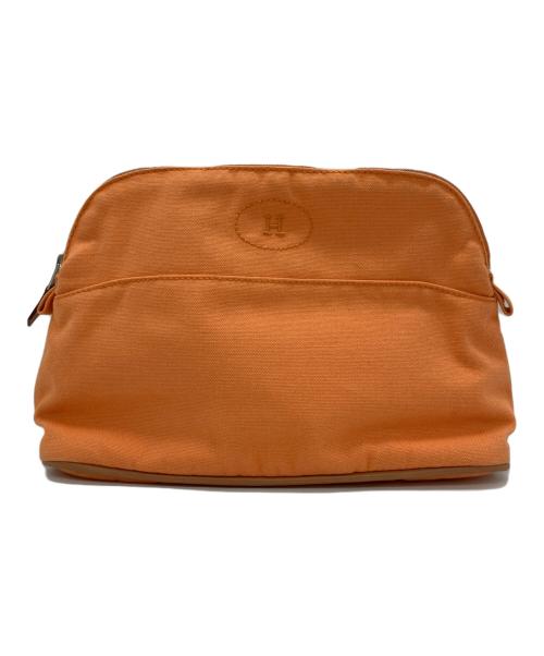 HERMES（エルメス）HERMES (エルメス) ボリードポーチ オレンジの古着・服飾アイテム