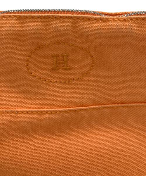 HERMES（エルメス）HERMES (エルメス) ボリードポーチ オレンジの古着・服飾アイテム