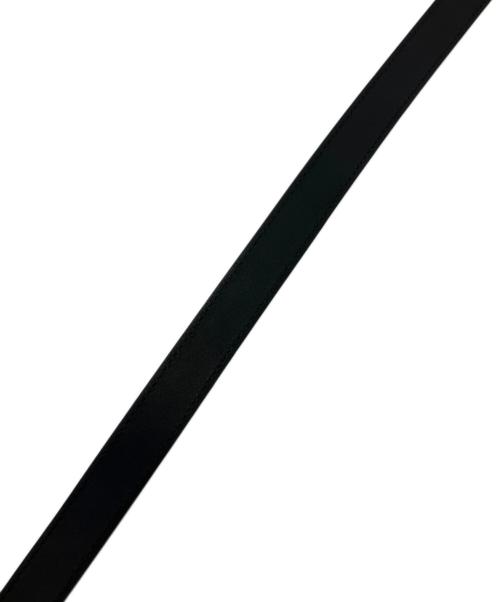 GUCCI（グッチ）GUCCI (グッチ) スリムベルト ダブルG ブラックの古着・服飾アイテム