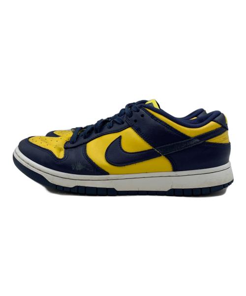NIKE（ナイキ）NIKE (ナイキ) DUNK LOW イエロー×ネイビー サイズ:27.0cmの古着・服飾アイテム