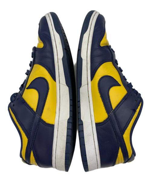 NIKE（ナイキ）NIKE (ナイキ) DUNK LOW イエロー×ネイビー サイズ:27.0cmの古着・服飾アイテム