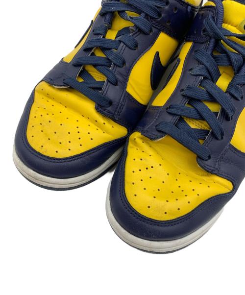 NIKE（ナイキ）NIKE (ナイキ) DUNK LOW イエロー×ネイビー サイズ:27.0cmの古着・服飾アイテム