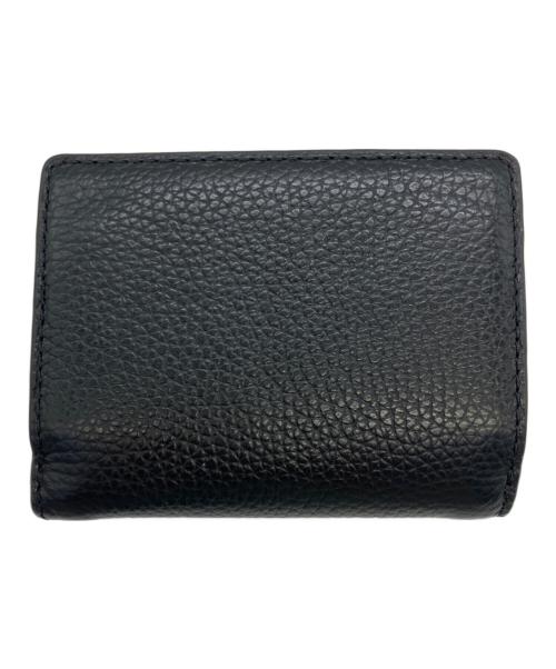 MICHAEL KORS（マイケルコース）MICHAEL KORS (マイケル・コース) 3つ折り財布 ブラックの古着・服飾アイテム