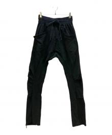 CVTVLIST（カタリスト）の古着「スウェットパンツ CTLS USUAL ZIP PANTS」｜ブラック