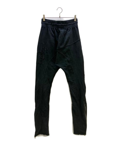 CVTVLIST（カタリスト）CVTVLIST (カタリスト) スウェットパンツ CTLS USUAL ZIP PANTS ブラック サイズ:1の古着・服飾アイテム