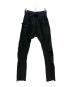 CVTVLIST（カタリスト）の古着「スウェットパンツ CTLS USUAL ZIP PANTS」｜ブラック