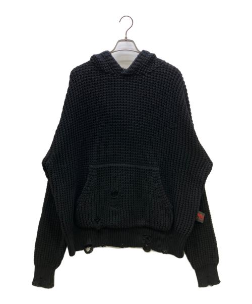 CVTVLIST（カタリスト）CVTVLIST (カタリスト) ニットパーカー ブラック サイズ:2の古着・服飾アイテム