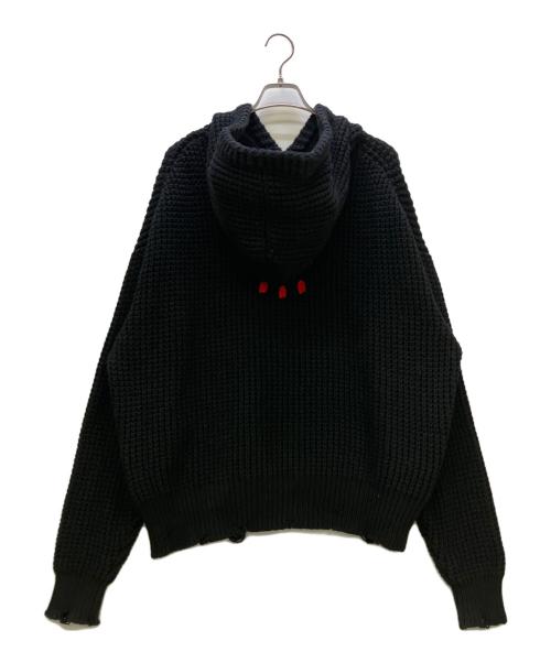 CVTVLIST（カタリスト）CVTVLIST (カタリスト) ニットパーカー ブラック サイズ:2の古着・服飾アイテム