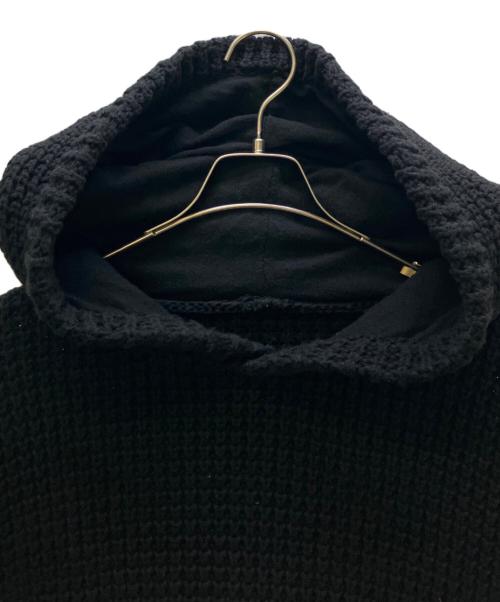 CVTVLIST（カタリスト）CVTVLIST (カタリスト) ニットパーカー ブラック サイズ:2の古着・服飾アイテム