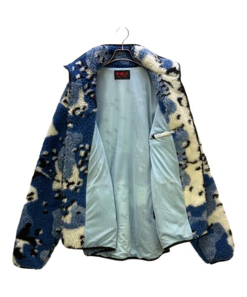 CVTVLIST（カタリスト）CVTVLIST (カタリスト) フリースジャケット ブルー×ホワイト サイズ:2の古着・服飾アイテム