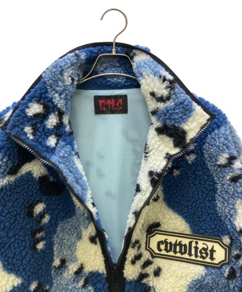 CVTVLIST（カタリスト）CVTVLIST (カタリスト) フリースジャケット ブルー×ホワイト サイズ:2の古着・服飾アイテム
