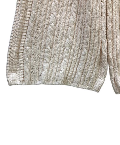 adidas Originals（アディダスオリジナル）adidas originals (アディダスオリジナル) ニットパンツ KNITTED 70S JOGGER アイボリー サイズ:Mの古着・服飾アイテム