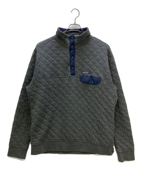 Patagonia（パタゴニア）Patagonia (パタゴニア) Organic Cotton Quilt Snap-T SP17 グレー サイズ:Lの古着・服飾アイテム