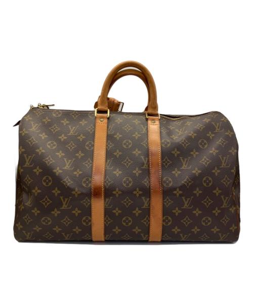 LOUIS VUITTON（ルイ ヴィトン）LOUIS VUITTON (ルイ ヴィトン) トラベルバッグ モノグラム キーポル45 ブラウンの古着・服飾アイテム