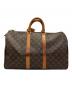 LOUIS VUITTON (ルイ ヴィトン) トラベルバッグ モノグラム キーポル45 ブラウン：55000円