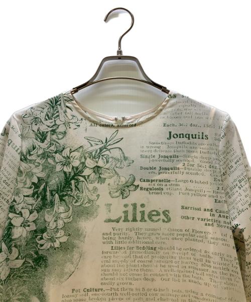 Ameri（アメリ）Ameri (アメリ) vintage PICTURE BOOK TATTOO DRESS グリーン×ホワイト サイズ:Mの古着・服飾アイテム