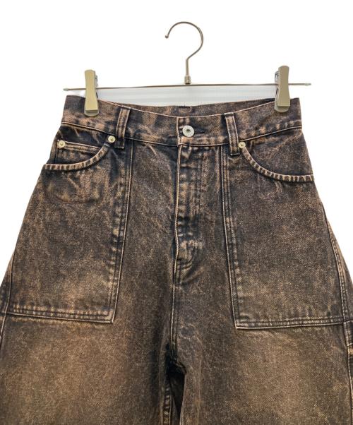 Ameri（アメリ）AMERI (アメリ) MEDI 2WAY REMOVE DENIM PANTS ブラウン サイズ:Freeの古着・服飾アイテム
