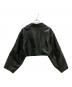 AMERI (アメリ) 2WAY FAKE LEATHER SHORT JACKET ブラック サイズ:Free：10000円