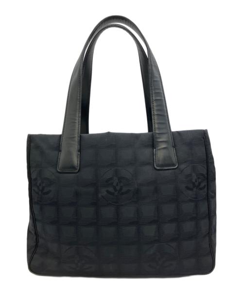 CHANEL（シャネル）CHANEL (シャネル) ハンドバッグ ニュートラベルライン トートＭＭ ブラックの古着・服飾アイテム
