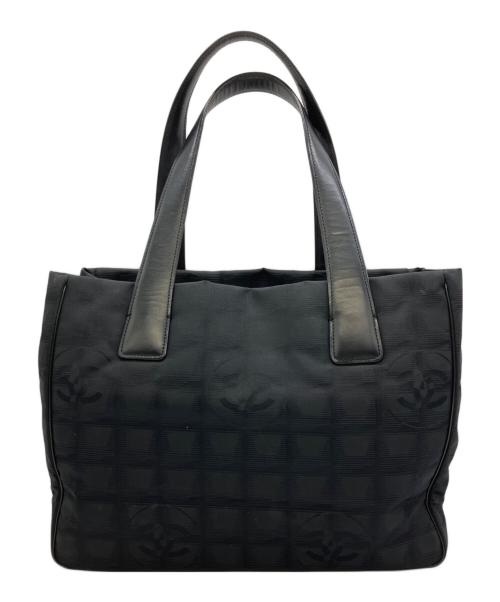 CHANEL（シャネル）CHANEL (シャネル) ハンドバッグ ニュートラベルライン トートＭＭ ブラックの古着・服飾アイテム