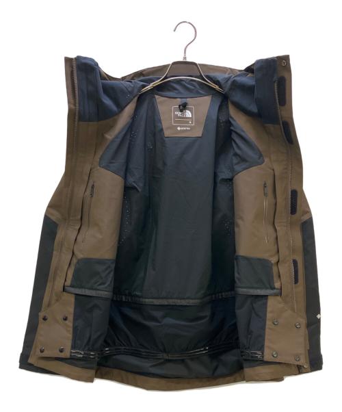THE NORTH FACE（ザ ノース フェイス）THE NORTH FACE (ザ ノース フェイス) ナイロンジャケット ブラウン×ブラック サイズ:Sの古着・服飾アイテム