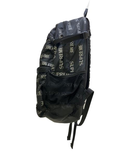 SUPREME（シュプリーム）Supreme (シュプリーム) デイパック 3M Reflective Repeat Backpack ブラック×ホワイトの古着・服飾アイテム