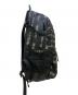 中古・古着 Supreme (シュプリーム) デイパック 3M Reflective Repeat Backpack ブラック×ホワイト：14000円