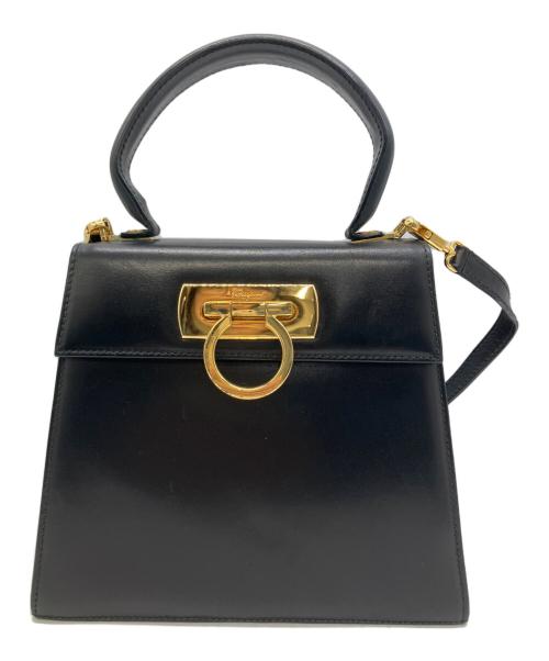Salvatore Ferragamo（サルヴァトーレ フェラガモ）Salvatore Ferragamo (サルヴァトーレ フェラガモ) ハンドバッグ ブラックの古着・服飾アイテム