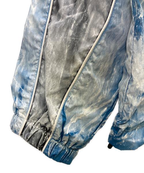DIESEL（ディーゼル）DIESEL (ディーゼル) ジップアップジャケット J-CREED TRACK JACKET グレー×ブルー サイズ:48の古着・服飾アイテム