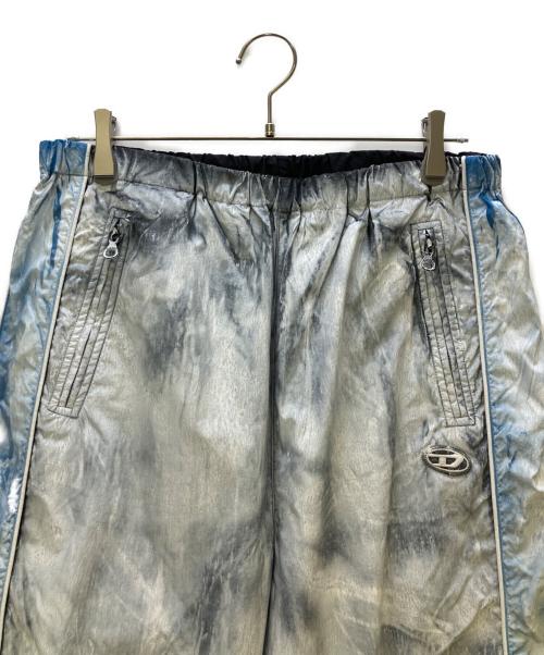 DIESEL（ディーゼル）DIESEL (ディーゼル) ナイロンパンツ P-TATE PANTS ブルー×グレー サイズ:46の古着・服飾アイテム