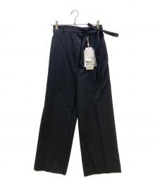 MM6 Maison Margiela（エムエムシックスメゾンマルジェラ）の古着「トラウザーパンツ」｜ブラック