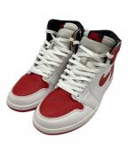 NIKEナイキ）の古着「ハイカットスニーカー AIR JORDAN 1 RETRO HIGH OG」｜ホワイト×レッド
