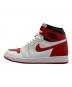 NIKE (ナイキ) ハイカットスニーカー AIR JORDAN 1 RETRO HIGH OG ホワイト×レッド サイズ:28：10000円
