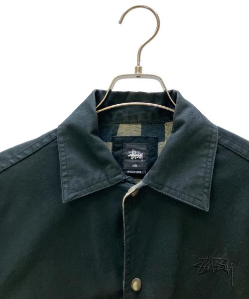 stussy（ステューシー）stussy (ステューシー) コーチジャケット ブラック サイズ:Sの古着・服飾アイテム