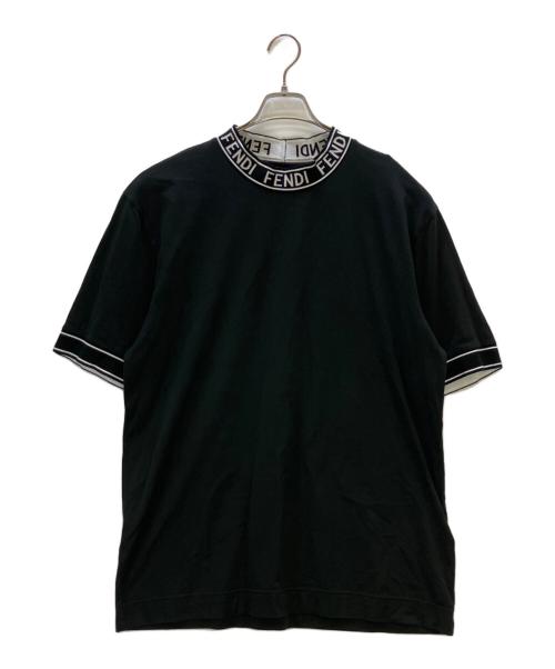 FENDI（フェンディ）FENDI (フェンディ) 半袖カットソー 20AW ブラック サイズ:XXLの古着・服飾アイテム