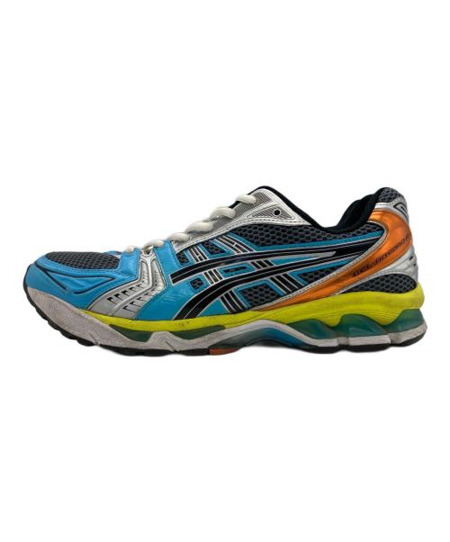 asics（アシックス）asics (アシックス) スニーカー GEL-KAYANO 14 シルバー×ブルー サイズ:27.5の古着・服飾アイテム