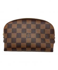 LOUIS VUITTON（ルイ ヴィトン）の古着「ポーチ ダミエ ポシェット・コスメティック」｜ブラウン