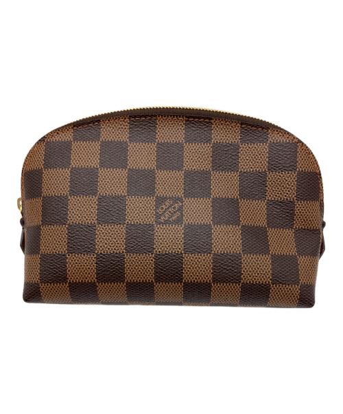 LOUIS VUITTON（ルイ ヴィトン）LOUIS VUITTON (ルイ ヴィトン) ポーチ ダミエ ポシェット・コスメティック ブラウンの古着・服飾アイテム