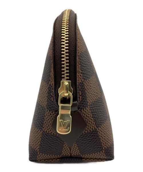 LOUIS VUITTON（ルイ ヴィトン）LOUIS VUITTON (ルイ ヴィトン) ポーチ ダミエ ポシェット・コスメティック ブラウンの古着・服飾アイテム