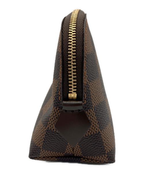 LOUIS VUITTON（ルイ ヴィトン）LOUIS VUITTON (ルイ ヴィトン) ポーチ ダミエ ポシェット・コスメティック ブラウンの古着・服飾アイテム