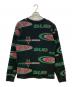 SUPREME (シュプリーム) NY Waffle Thermal ブラック×グリーン サイズ:S：13000円