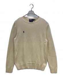 POLO RALPH LAUREN×BEMAS（ポロ・ラルフローレン×ビームス）の古着「薄手ニット BEMAS LIMITED EDITION」｜アイボリー