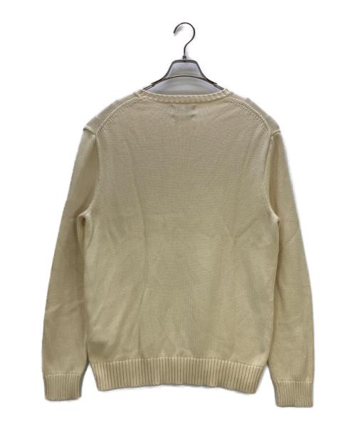 POLO RALPH LAUREN（ポロ・ラルフローレン）POLO RALPH LAUREN (ポロ・ラルフローレン) BEMAS (ビームス) 薄手ニット BEMAS LIMITED EDITION アイボリー サイズ:Mの古着・服飾アイテム