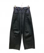 LEVI'Sリーバイス）の古着「SUPER BAGGY バレルジーンズ ブラック」｜ブラック