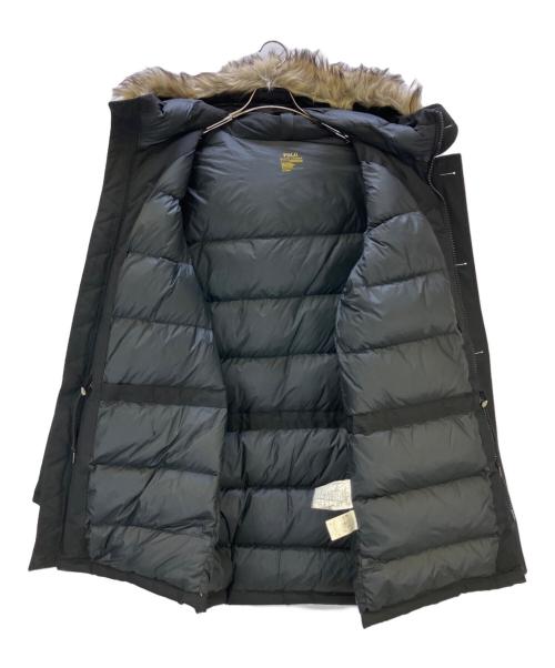 POLO RALPH LAUREN（ポロ・ラルフローレン）POLO RALPH LAUREN (ポロ・ラルフローレン) ファー付ダウンジャケット ブラック サイズ:Mの古着・服飾アイテム