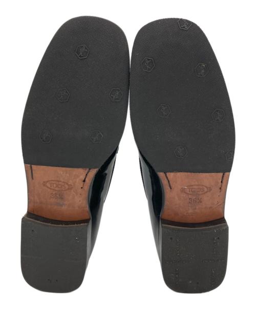 TOD'S（トッズ）TOD'S (トッズ) ローファー ブラック サイズ:36 1/2の古着・服飾アイテム