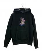 VAULTROOM×PURURUボルトルーム×プルル）の古着「プルオーバーパーカー PURURU HOODIE」｜ブラック