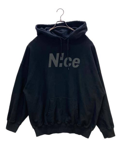NICE（ナイス）NICE (ナイス) プルオーバーパーカー ブラック サイズ:XLの古着・服飾アイテム